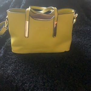 Lime green handbag